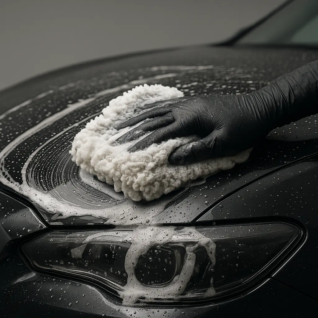 Ruční mytí exteriéru